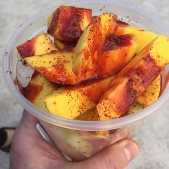 Nayeli's Fresh Fruit - a hand holding a bowl of fruit - Food Stands Near Me - Los Angeles, California Nayeli's Fresh Fruit - a hand holding a bowl of fruit - Food Stands Near Me - Los Angeles, California