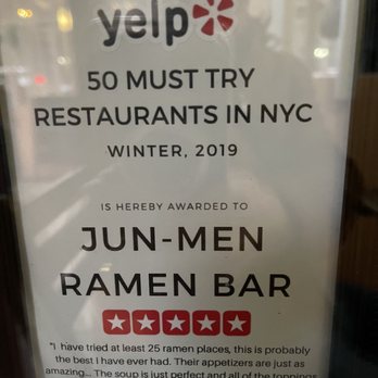 Jun-Men Ramen Bar - Ramen Near Me - New York, New York Jun-Men Ramen Bar - Ramen Near Me - New York, New York