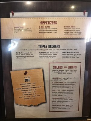 Menu photo 2 Village Inn Marathon, WI Menu photo 2 Village Inn Marathon, WI