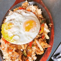 Manila Couve - Sisig with garlic fried rice and egg