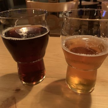 Toll Road Brewing Company - Irish Red (left) and Vanilla Coffee Cream Ale (right) - Breweries Near Me - Ocoee, Florida Toll Road Brewing Company - Irish Red (left) and Vanilla Coffee Cream Ale (right) - Breweries Near Me - Ocoee, Florida