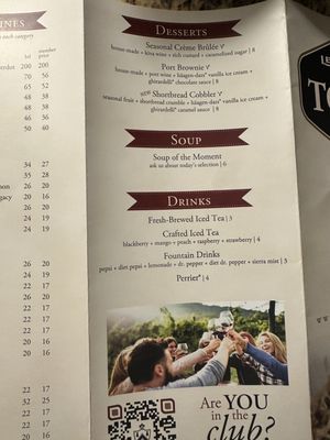 Menu photo 5 D H Lescombes Winery & Bistro Albuquerque, NM