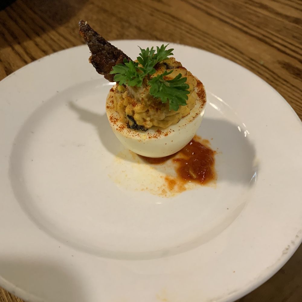 Leku Ona - Salmon Deviled Eggs - Basque Near Me - Boise, Idaho