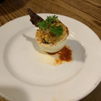 Leku Ona - Salmon Deviled Eggs - Basque Near Me - Boise, Idaho Leku Ona - Salmon Deviled Eggs - Basque Near Me - Boise, Idaho