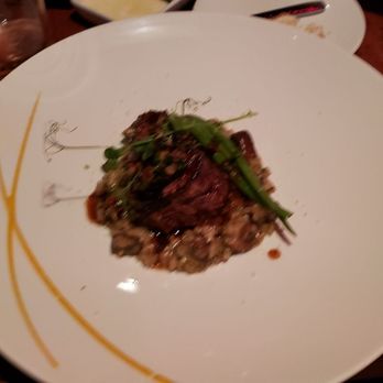 Different Pointe of View - Grilled filet mignon with mushroom risotto - New American Near Me - Phoenix, Arizona