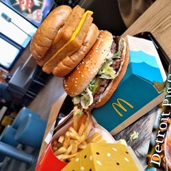McDonald's - Look at the size difference
