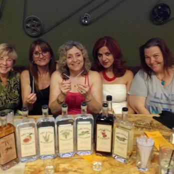OHSO Distillery - The ladies behind some of the flavored vodkas that we tried - New American Near Me - Scottsdale, Arizona