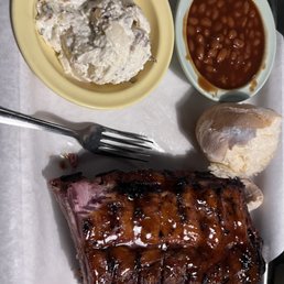 Baby Back Pork Loin Ribs Plate