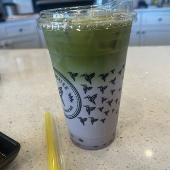 Cha House - North Myrtle Beach - Taro Matcha Latte - Bubble Tea Near Me - North Myrtle Beach, South Carolina