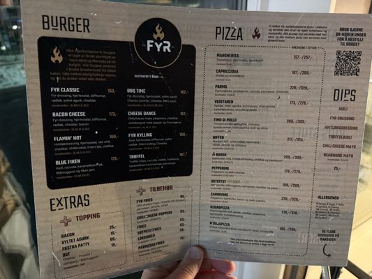 Menu photo 4 Fyr på Valentinlyst Trondheim, 