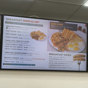 Nation’s - Breakfast menu - Burgers Near Me - San Jose, California