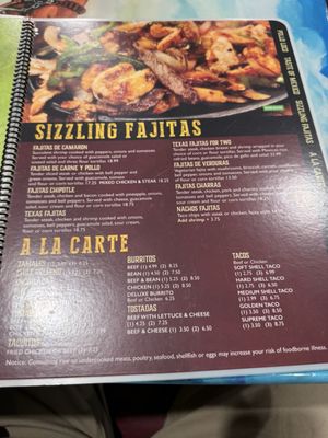 Menu photo 3 Don Felipe Mexican Restaurant Clio, MI
