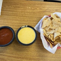 Amigos Mexican Restaurant - Salsa, Queso and chips
