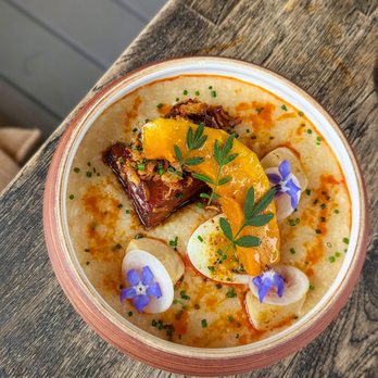 Atelier Manna - Pork Belly Congee - Cafes Near Me - Encinitas, California