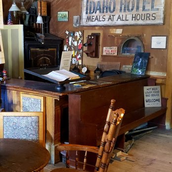 Idaho Hotel - Silver City - Entry to the hotel and restaurant - Hotels Near Me - Murphy, Idaho
