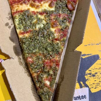 Pizza My Heart - Slice of Pesto Pizza was refreshing. Forgot how big their slices were. Could get full off one slice. - Pizza Near Me - San Jose, California