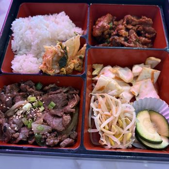 Kimbop - KIMBOP Lunch- bulgogi and spicy bulgogi - Korean Near Me - Miami, Florida