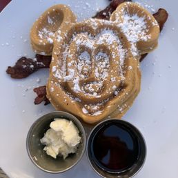 Mickey-shaped Waffle