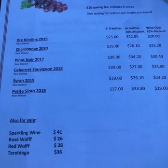 Wolff Vineyards - Wine list - Wineries Near Me - San Luis Obispo, California Wolff Vineyards - Wine list - Wineries Near Me - San Luis Obispo, California