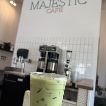 Majestic Cafe - Green tea matcha taro - Coffee & Tea Near Me - Benicia, California Majestic Cafe - Green tea matcha taro - Coffee & Tea Near Me - Benicia, California