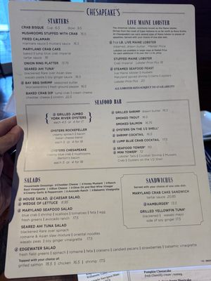 Menu photo 5 Chesapeake's Knoxville, TN Menu photo 5 Chesapeake's Knoxville, TN