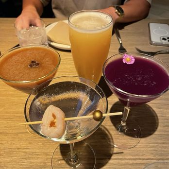 The Amalfi Llama - Lychee martini, purple orchid - Italian Near Me - San Diego, California