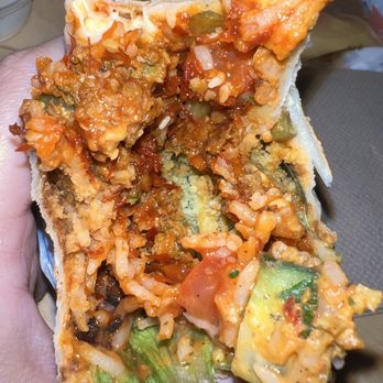 Yafa Hummus - Too much spice in my falafel wrap. Just tastes like chile ... - Mediterranean Near Me - Dublin, California