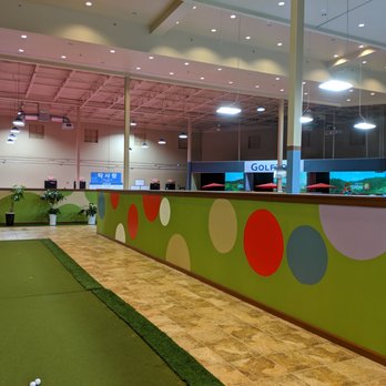 Paragon Golf - Inside. View from side entrance. - Golf Near Me - Duluth, Georgia