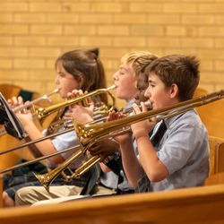 Saint Paul the Apostle School - SPCCS band is showcasing their wonderful talents during our all school mass.
