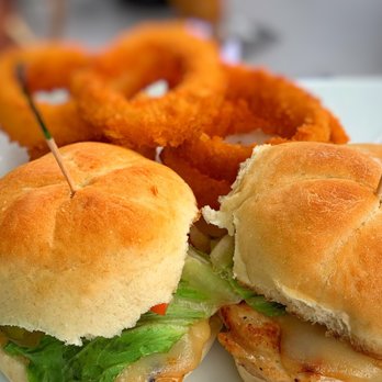 Black Bear Tavern and Restaurant - Chicken sliders and onion rings - Sports Bars Near Me - Mc Henry, Maryland