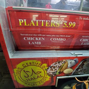 Shah's Halal Cart - the price of the food - Halal Near Me