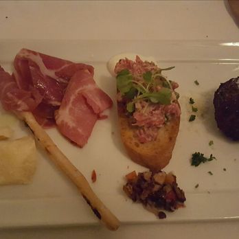 L'Opera - Lovely appetizer. Scott spoke with the chef so everyone would each get a meatball - Italian Near Me - Long Beach, California L'Opera - Lovely appetizer. Scott spoke with the chef so everyone would each get a meatball - Italian Near Me - Long Beach, California