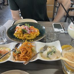 El Inka ceviche (5/5), Paella (5/5), Pisco sour & maracuya sour (strong drinks!) El Inka ceviche (5/5), Paella (5/5), Pisco sour & maracuya sour (strong drinks!)