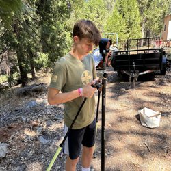 Milami Land Surveying - My son helping out