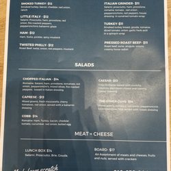Angelina’s Deli - Menu