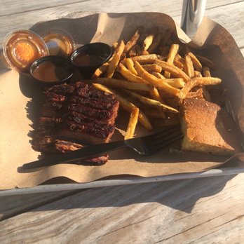Mission BBQ - Lean Brisket w/fresh cut fries - Barbeque Near Me - Fort Wayne, Indiana