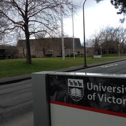 UVIC - A winters day on campus.