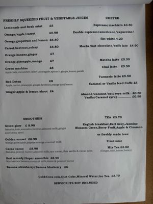 Menu photo 1 Caffe In London, XGL Menu photo 1 Caffe In London, XGL