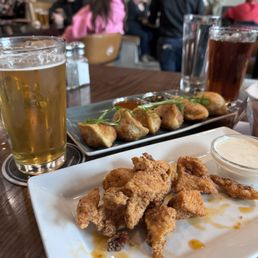 Chicken, potstickers