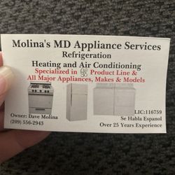 Molinas MD Appliance Repair