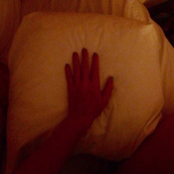 Quality Inn On Historic Route 66 - Kind of a bad pic, but this is the size of the pillows. - Hotels Near Me - Barstow, California Quality Inn On Historic Route 66 - Kind of a bad pic, but this is the size of the pillows. - Hotels Near Me - Barstow, California