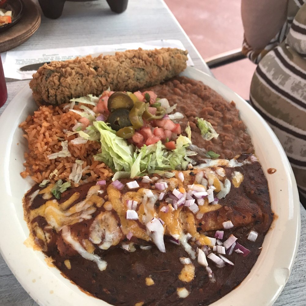 Chuy's - Chili relleno and cheese and onion enchilada - Tex-Mex Near Me - Westminster, Colorado