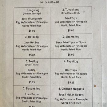 Superstar Restaurant - Menu - Filipino Near Me - San Francisco, California Superstar Restaurant - Menu - Filipino Near Me - San Francisco, California