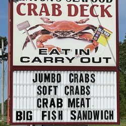 Linton's Seafood - Sign