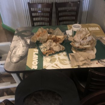 Wingstop - Dirty table for over an hour - Chicken Wings Near Me - La Puente, California
