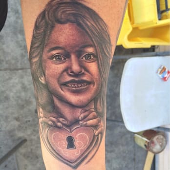 Heritage Tattoo - Portrait of my daughter by Kenneth Herring from Heritage Tattoo. - Tattoo Near Me - Murrieta, California Heritage Tattoo - Portrait of my daughter by Kenneth Herring from Heritage Tattoo. - Tattoo Near Me - Murrieta, California