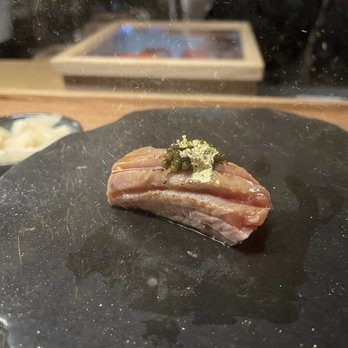 Koete Omakase - Toro with caviar and gold leaf - Sushi Bars Near Me - New York, New York Koete Omakase - Toro with caviar and gold leaf - Sushi Bars Near Me - New York, New York