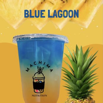Maxima Nutrition - a pineapple and a blue lagoon drink - Juice Bars & Smoothies Near Me - Lexington, Kentucky