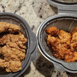 Pizza Hut - Left is supposed to be honey bbq