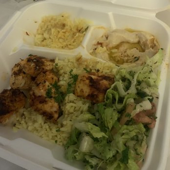 Tanya's Lebanese Kabab - Chicken kabob plate with- pretty good - Mediterranean Near Me - Upland, California